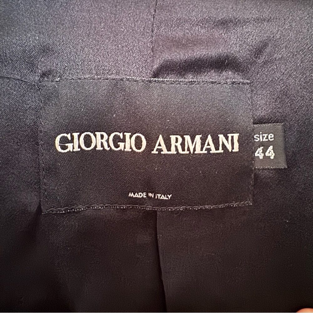 Giorgio Armani 100% Lamb Leather Women's Jacket - Picture 3 of 16